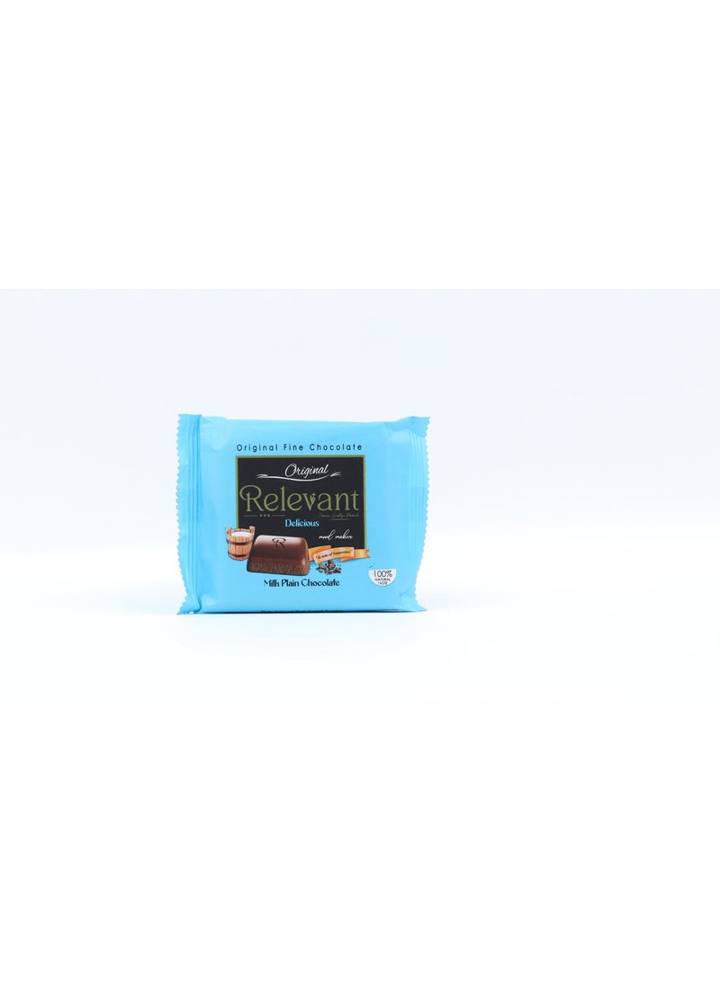 Relevant Delicious Plain Milk Chocolate, 70g pack of 6 - Image 2